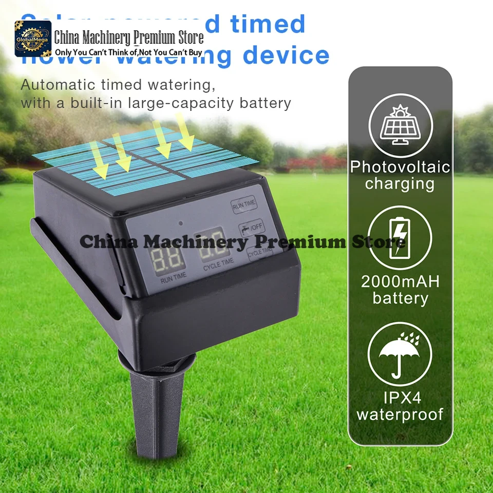 Outdoor Power With Timer - New Solar Powered Irrigation Timer Automatic