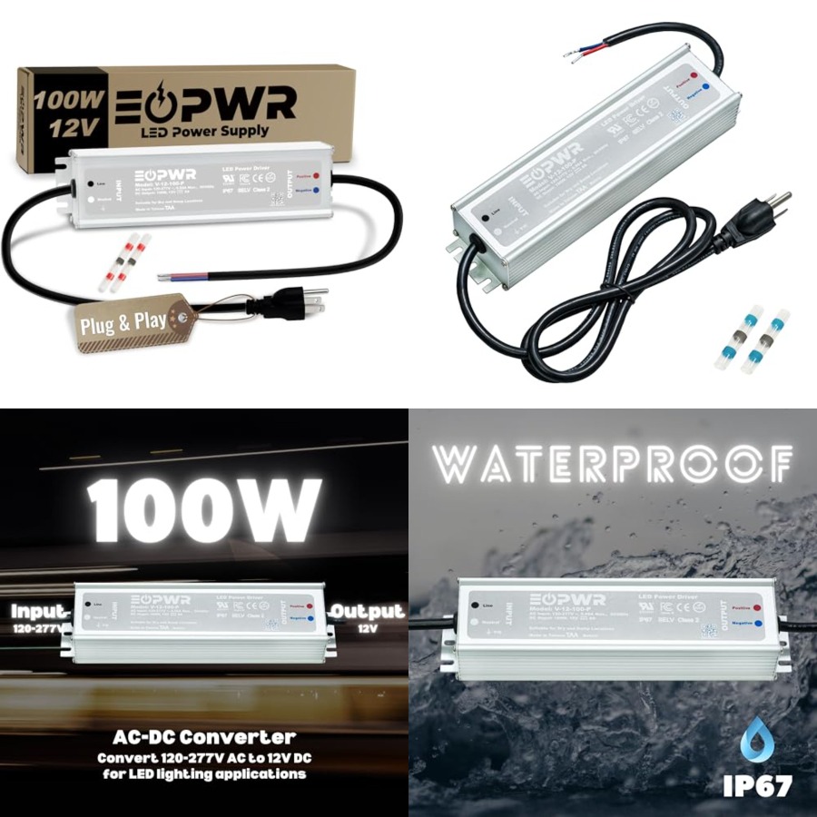 Outdoor Power Adapter - LED Driver Waterproof IP67 Power Supply