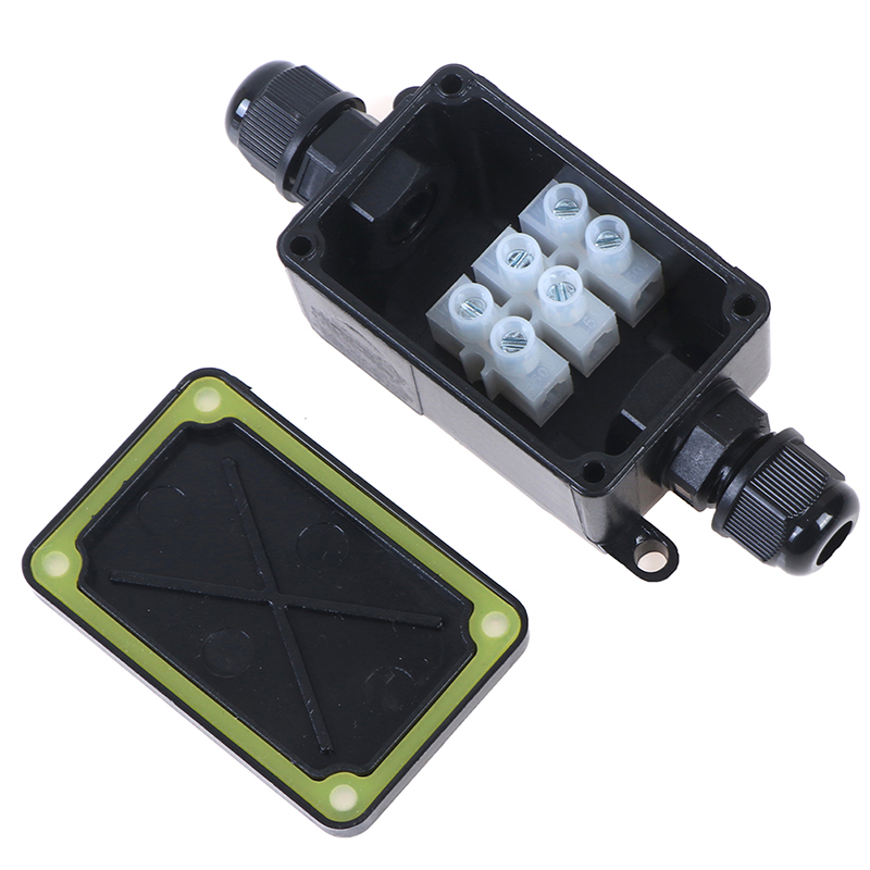 Outdoor Power Distribution Box - 2 Way Outdoor Waterproof IP66 Electrical