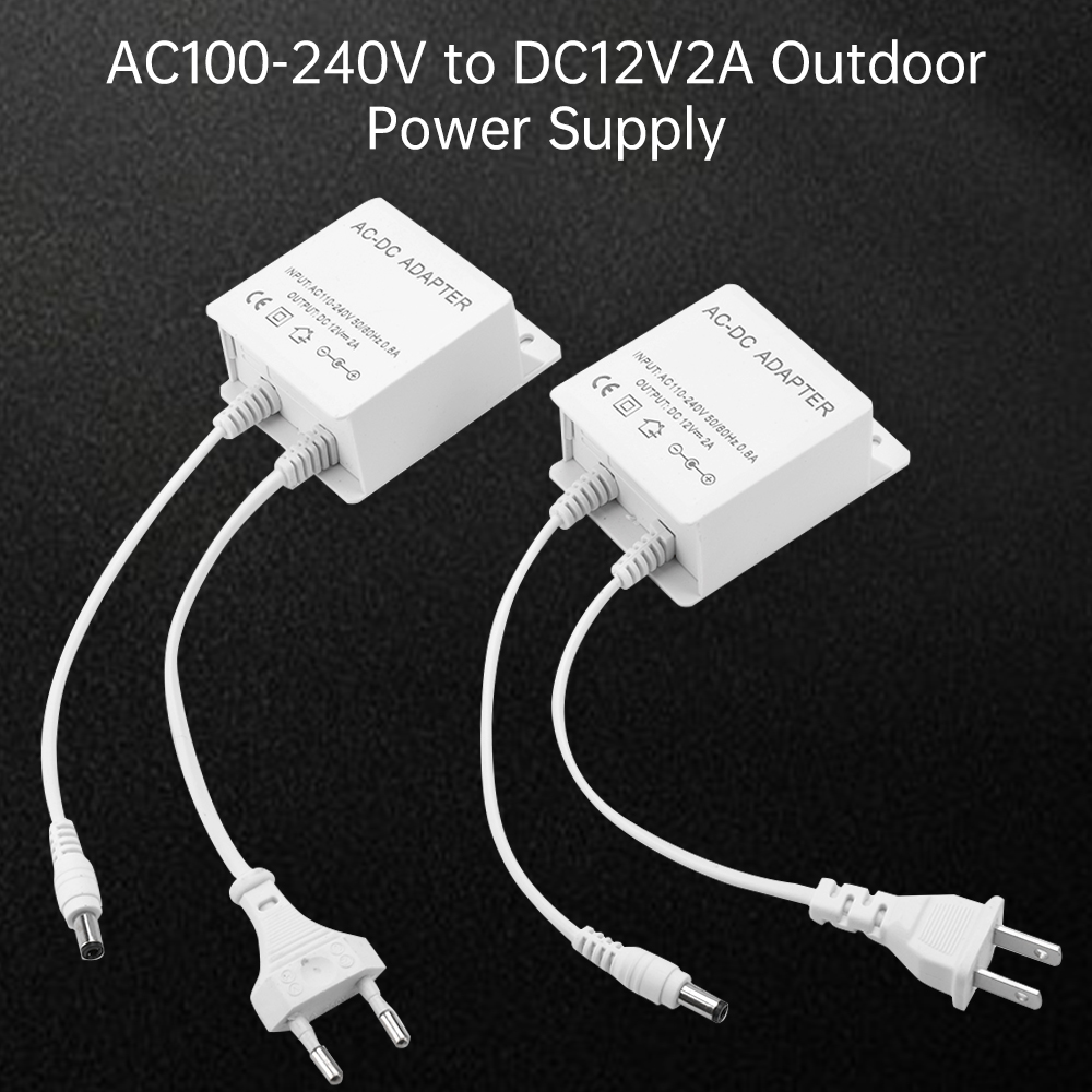 DC12V 2A EU Plug Adapter Secur - Outdoor Power Adapter ulasan dan harga