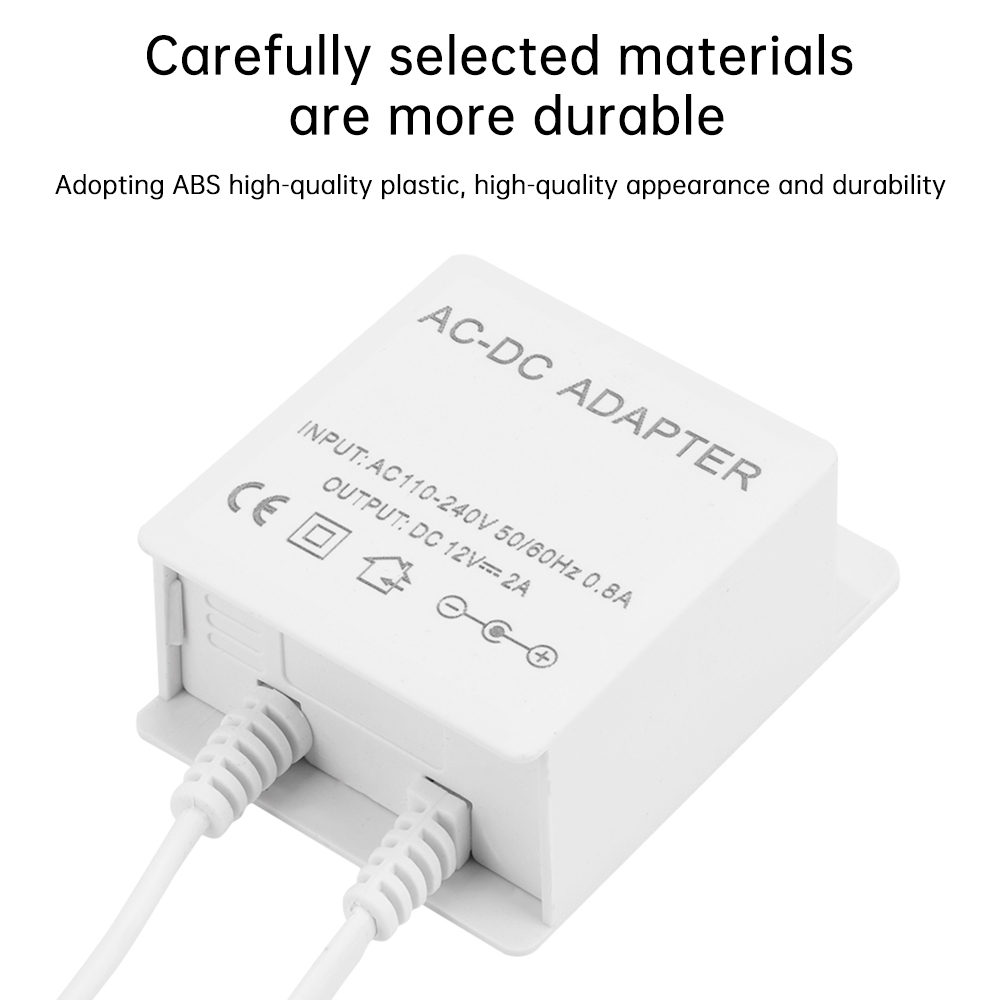 DC12V 2A EU Plug Adapter Secur - Outdoor Power Adapter ulasan dan harga