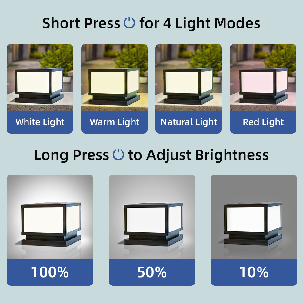 LED Solar Lights Outdoors Wate - Outdoor Power Tower ulasan dan harga