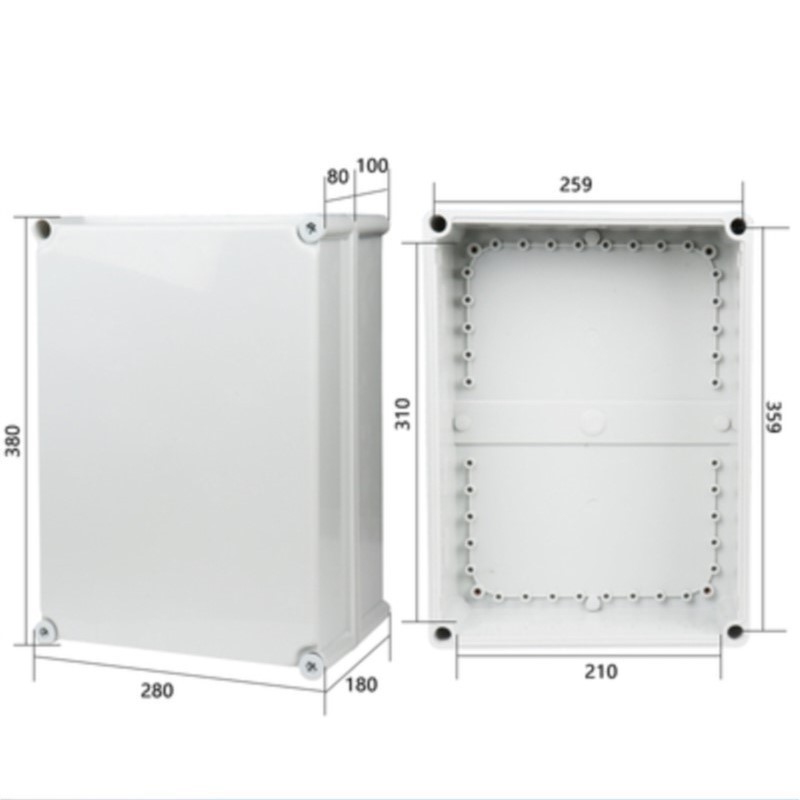 1Pc 380x280x180mm Button wirin - Outdoor Power Distribution Box ulasan dan harga