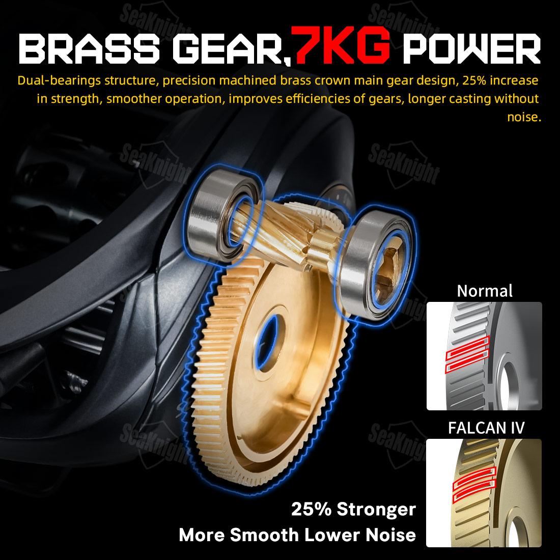 SeaKnight Brand FALCAN IV DC 8 - Outdoor Power Reel ulasan dan harga