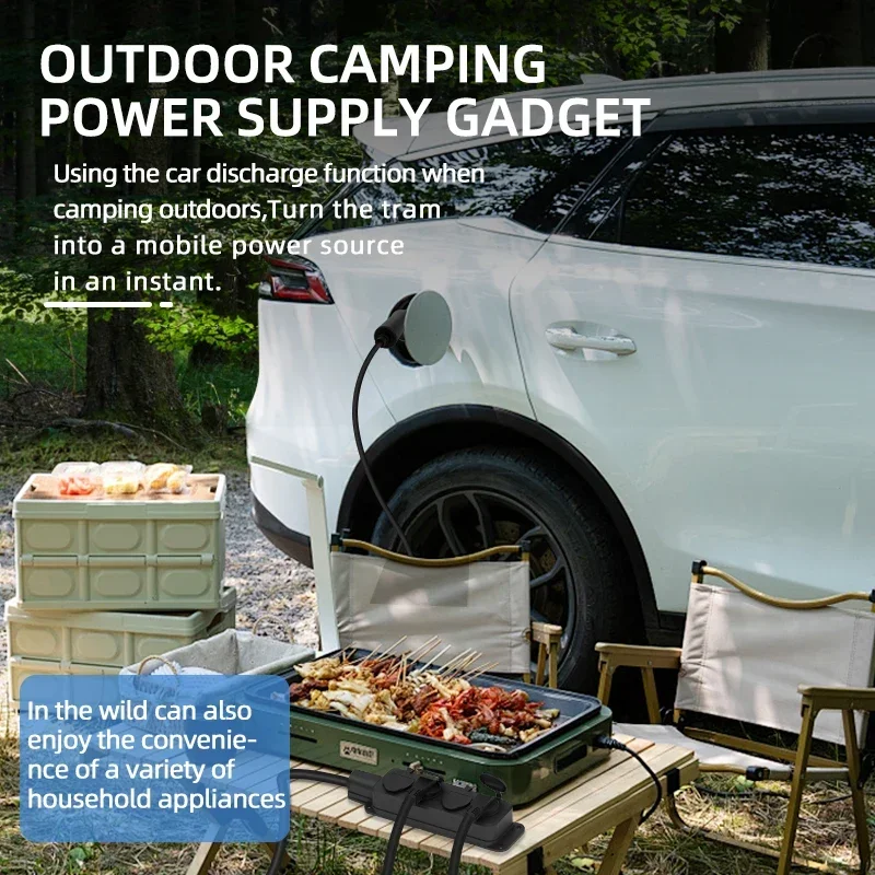 Portable 16A 4KW Electric Car  - Outdoor Power Outlet ulasan dan harga