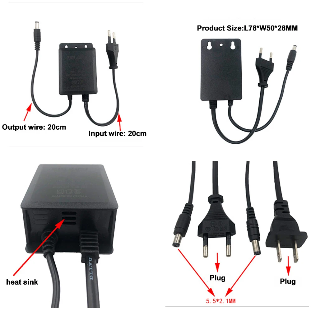 Outdoor AC 100-240V Input DC 1 - Outdoor Power Adapter ulasan dan harga