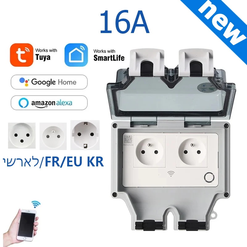 Tuya Power Socket IP66 Outdoor - Outdoor Power With Timer ulasan dan harga