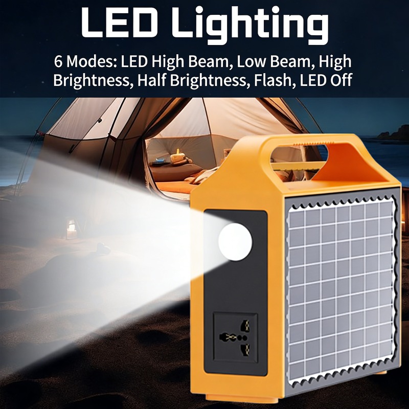 150W Portable Solar Power Stat - Outdoor Power Tower ulasan dan harga