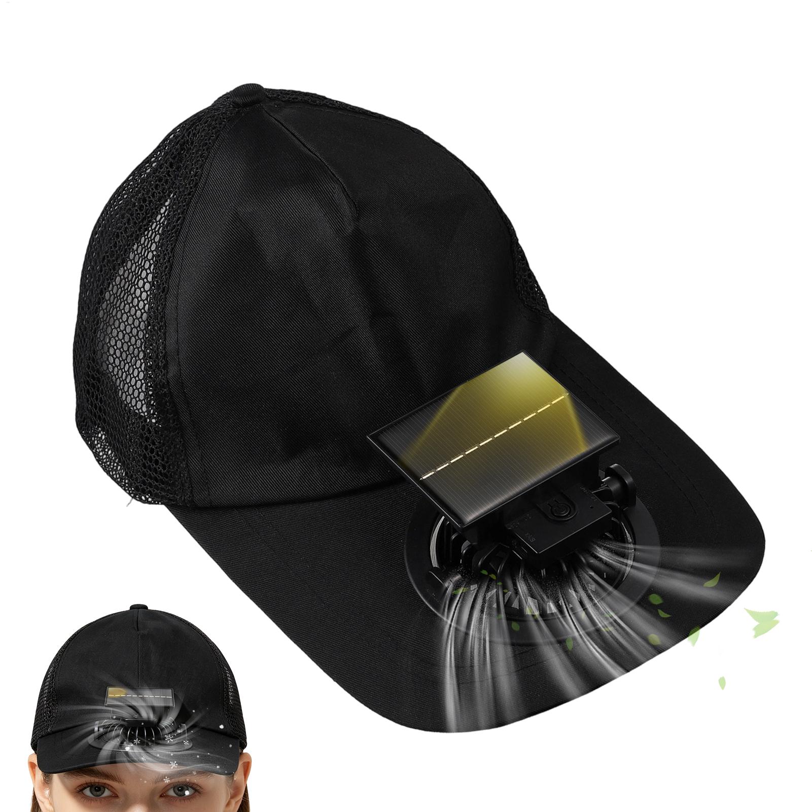 Solar Powered Fan Hat USB Char - Outdoor Power Block ulasan dan harga
