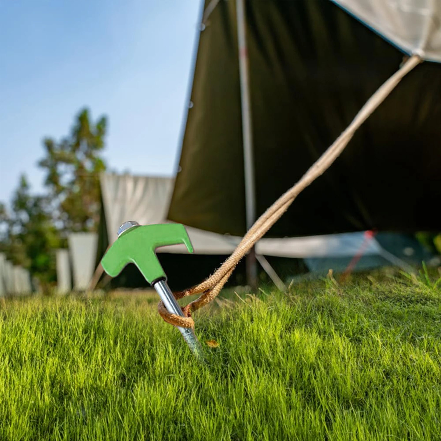 8-inch Screw in Tent Stake New - Outdoor Power Stake ulasan dan harga