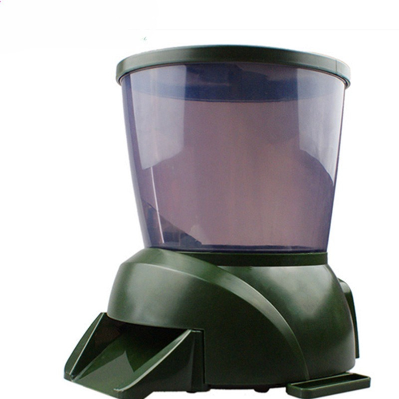 Automatic Fish Feeder Large Ca - Outdoor Power With Timer ulasan dan harga