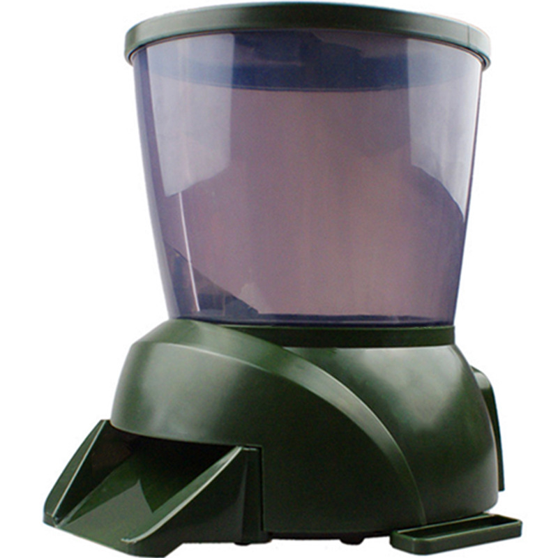 Automatic Fish Feeder Large Ca - Outdoor Power With Timer ulasan dan harga