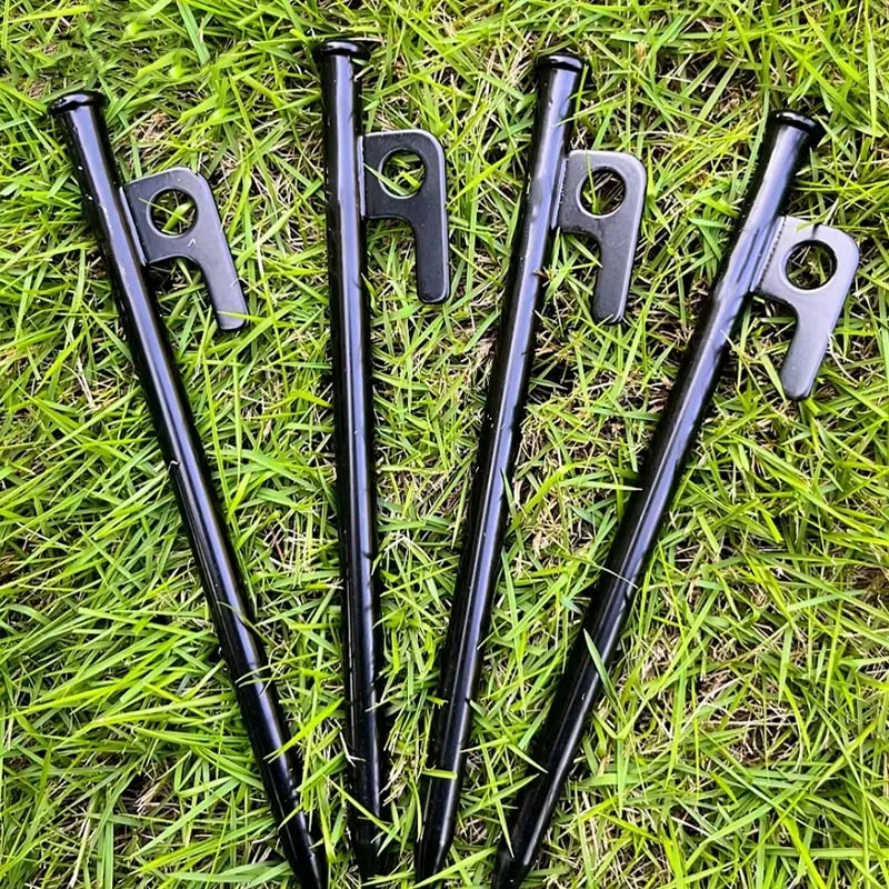 4Pcs Heavy Duty Steel Tent Peg - Outdoor Power Stake ulasan dan harga