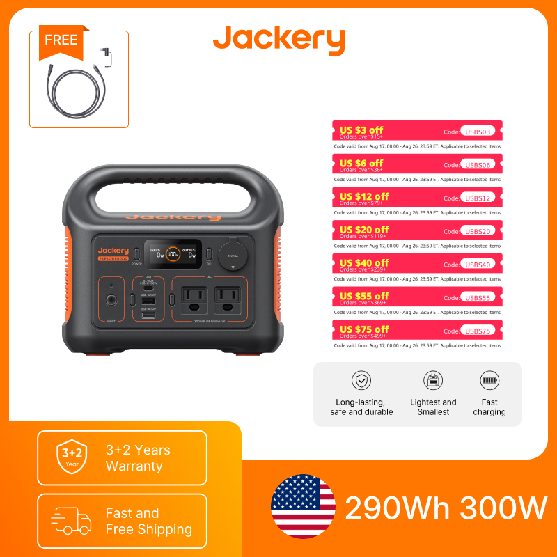 Jackery Portable Power Station - Outdoor Power Adapter ulasan dan harga