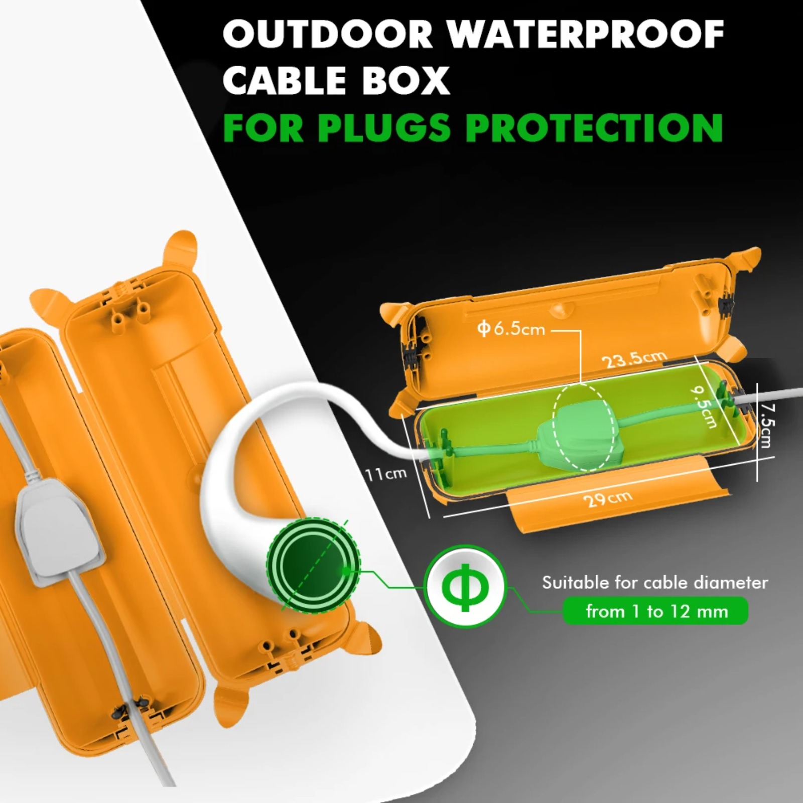 IP44 Outdoor Extension Cord Co - Outdoor Power Adapter ulasan dan harga