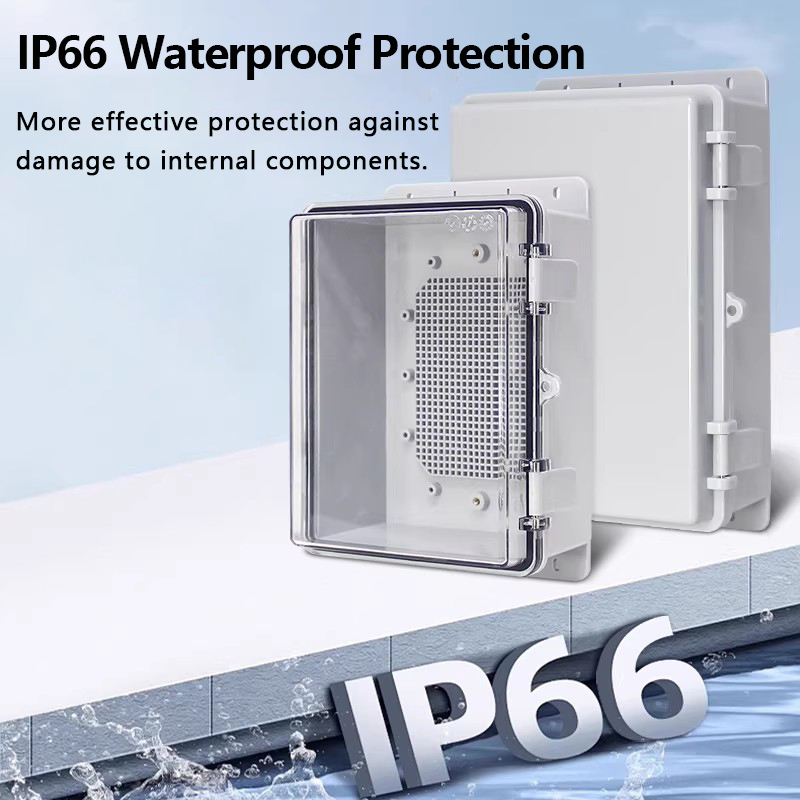 IP66 Waterproof Grey/Transpare - Outdoor Power Distribution Box ulasan dan harga