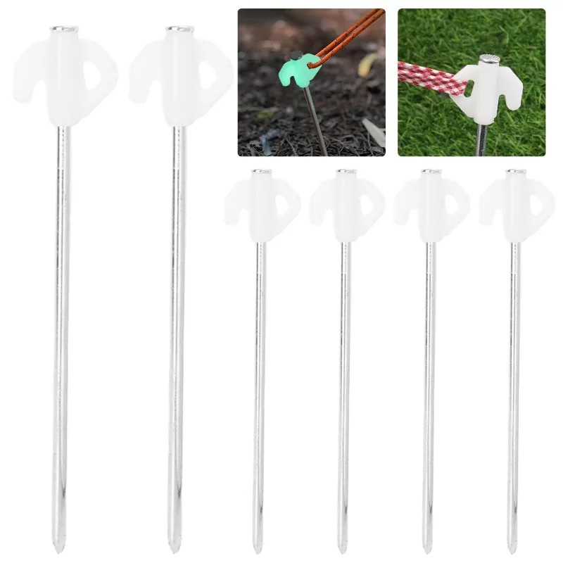 Luminous Tent Pegs Glow in Dar - Outdoor Power Stake ulasan dan harga