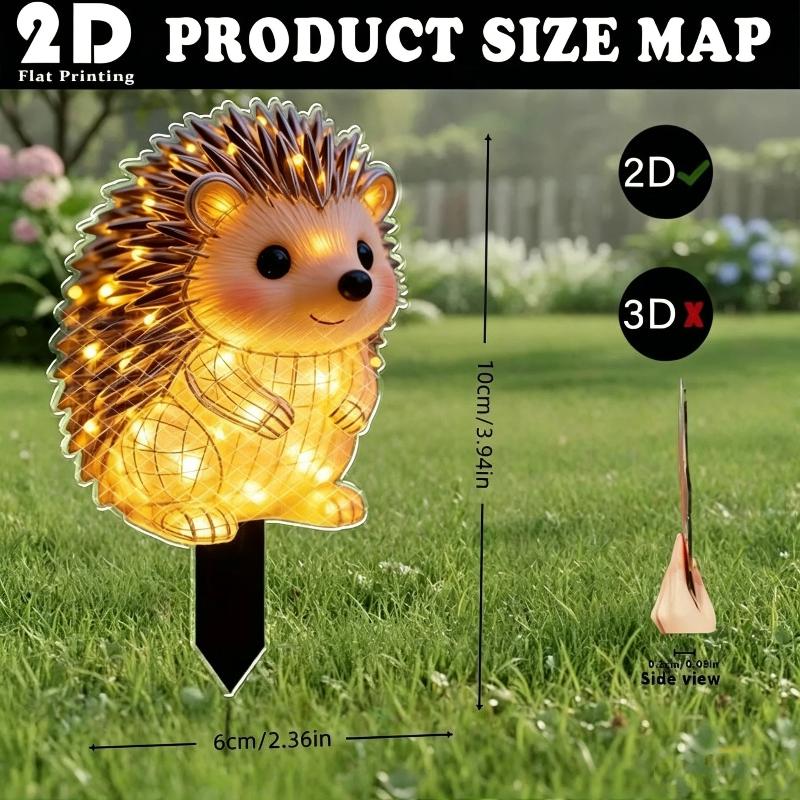 2D Waterproof Solar Powered He - Outdoor Power Stake ulasan dan harga