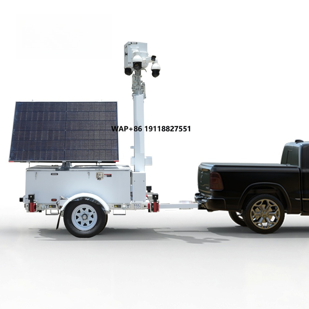 Solar Power Unit Trailer Mobil - Outdoor Power Tower ulasan dan harga