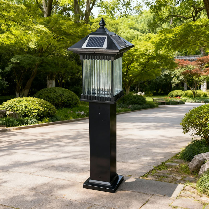 Modern Solar Powered Lawn Ligh - Outdoor Power Block ulasan dan harga