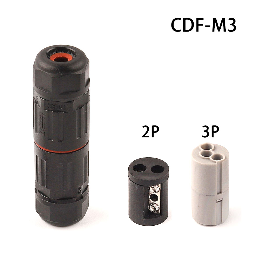 10Pcs IP68 2/3 Pin Waterproof  - Outdoor Power Block ulasan dan harga