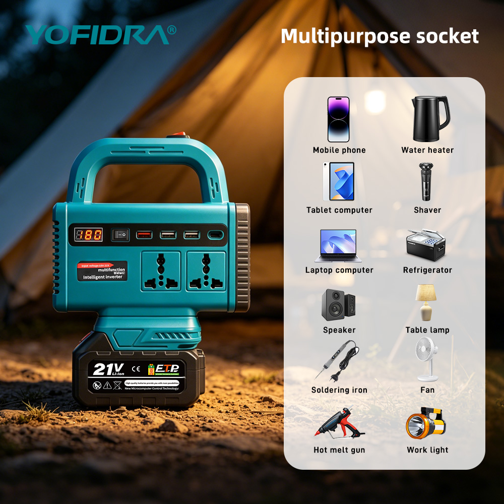 YOFIDRA 220V Portable Power In - Outdoor Power Outlet ulasan dan harga