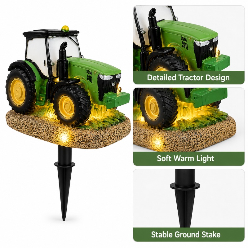Solar Tractor Garden Stake Lig - Outdoor Power Stake ulasan dan harga