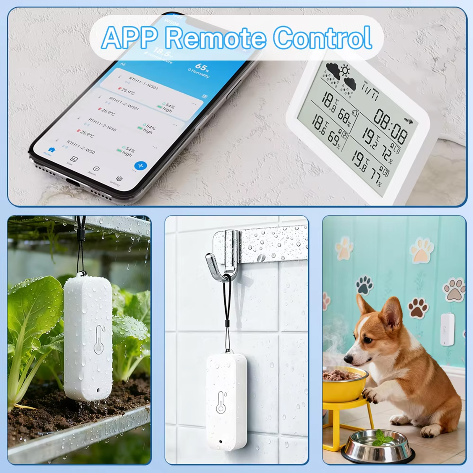 Tuya WiFi+RF433 Weather Statio - Outdoor Power Tower ulasan dan harga
