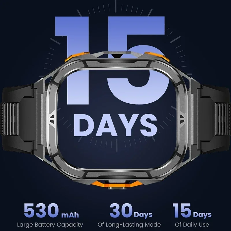 Luxury AMOLED Smartwatch Real  - Outdoor Power Meter ulasan dan harga