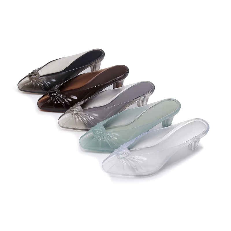 Ladies Clear Jelly Block Heel  - Outdoor Power Block ulasan dan harga