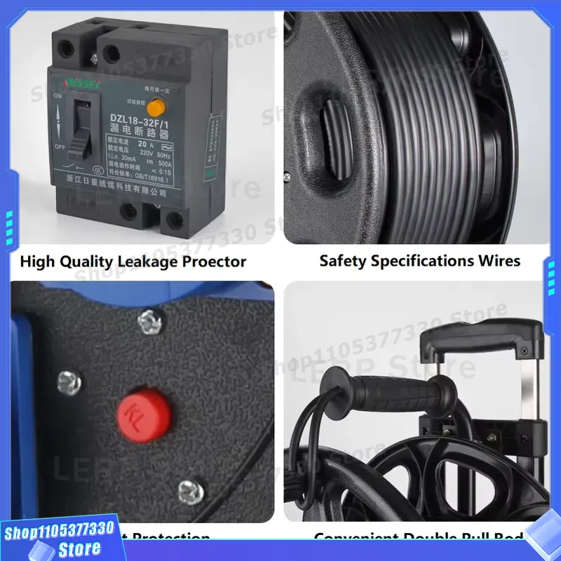 50m Heavy Duty Extension Lead  - Outdoor Power Reel ulasan dan harga