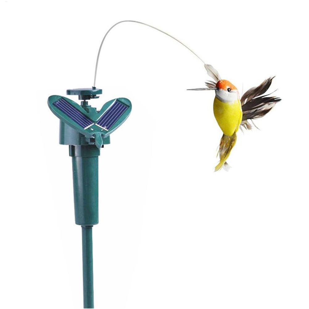 1pc Solar Rotating Bird Funny  - Outdoor Power Stake ulasan dan harga