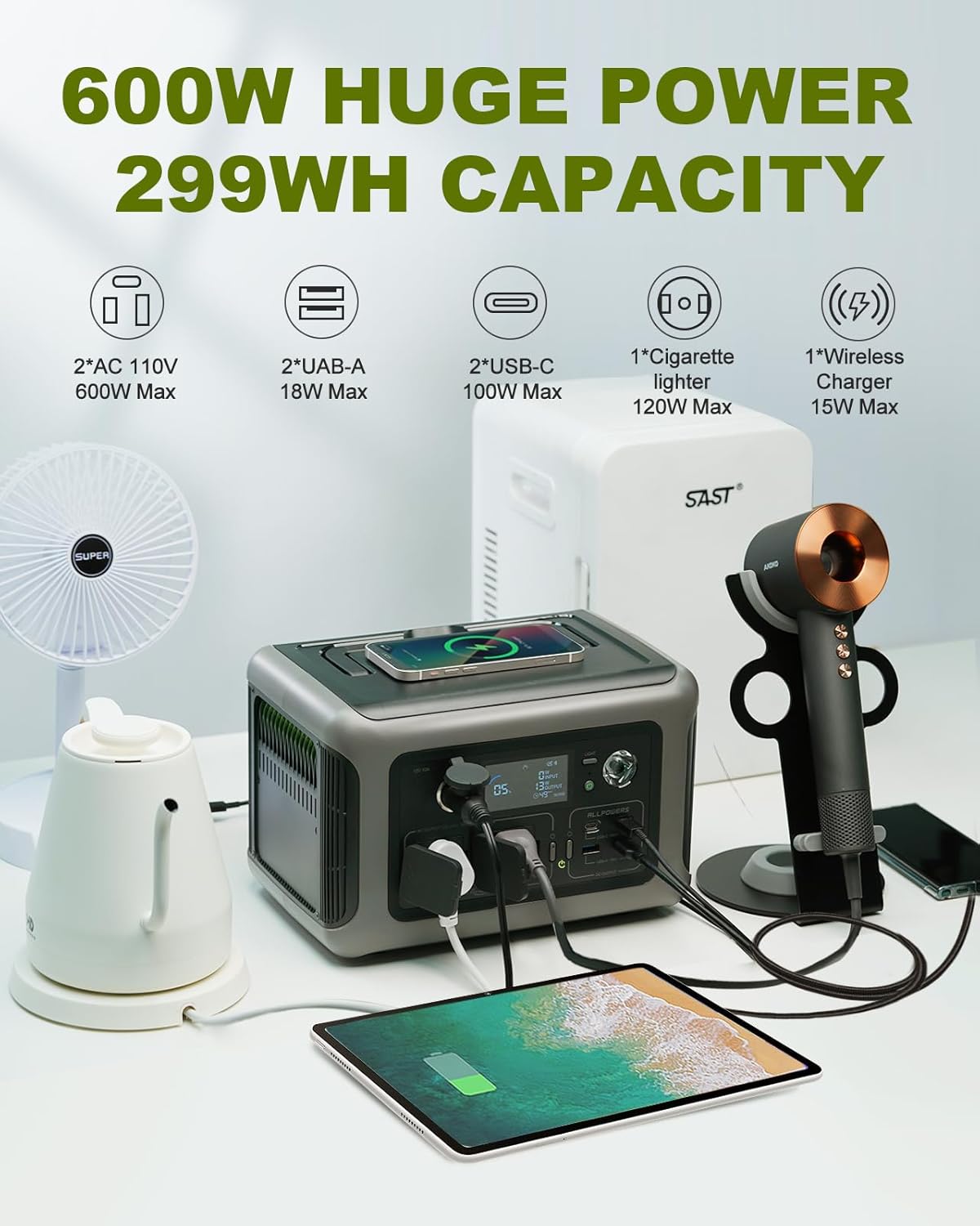 ALLPOWERS Portable Power Stati - Outdoor Power Outlet ulasan dan harga