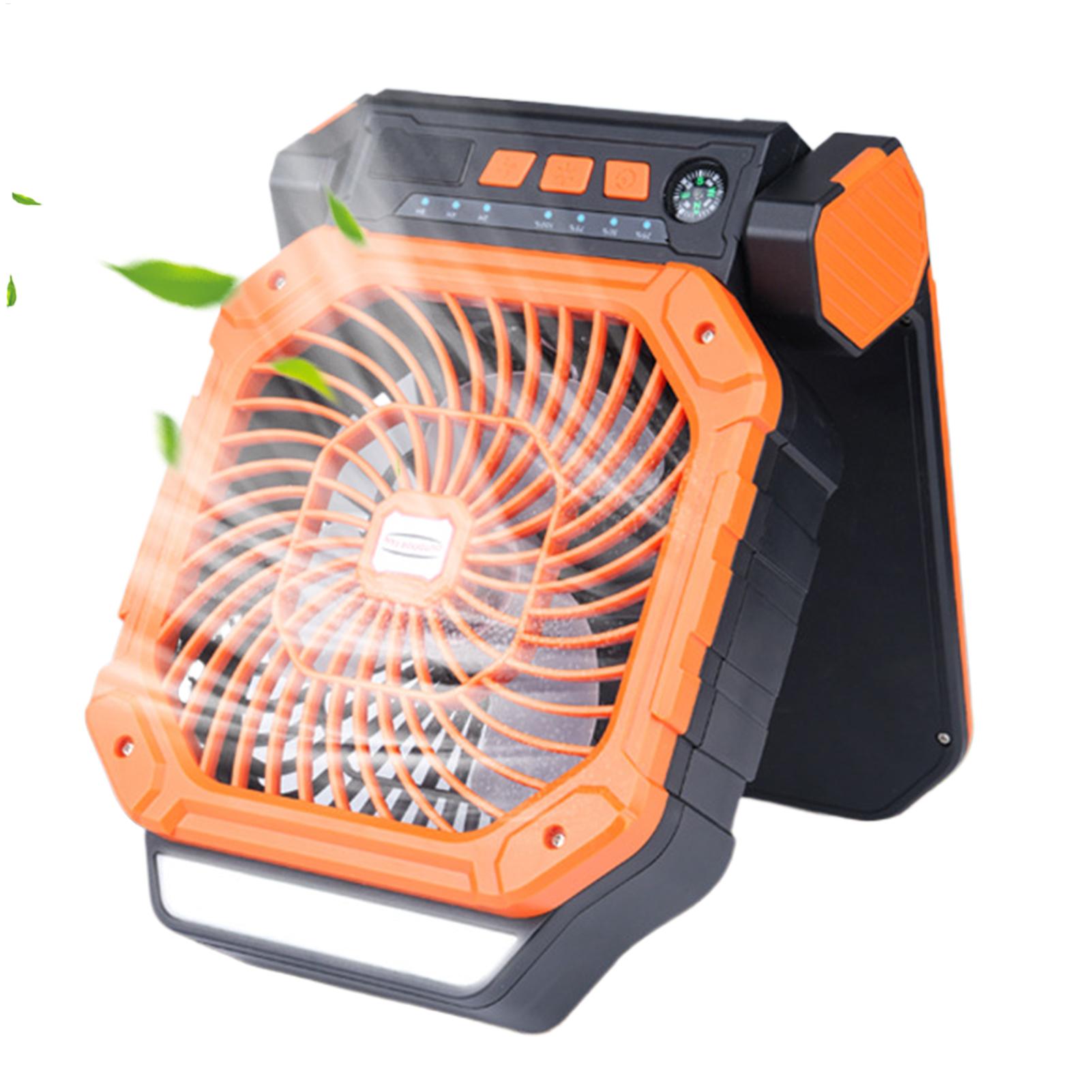 Solar-powered outdoor fan USB  - Outdoor Power With Timer ulasan dan harga