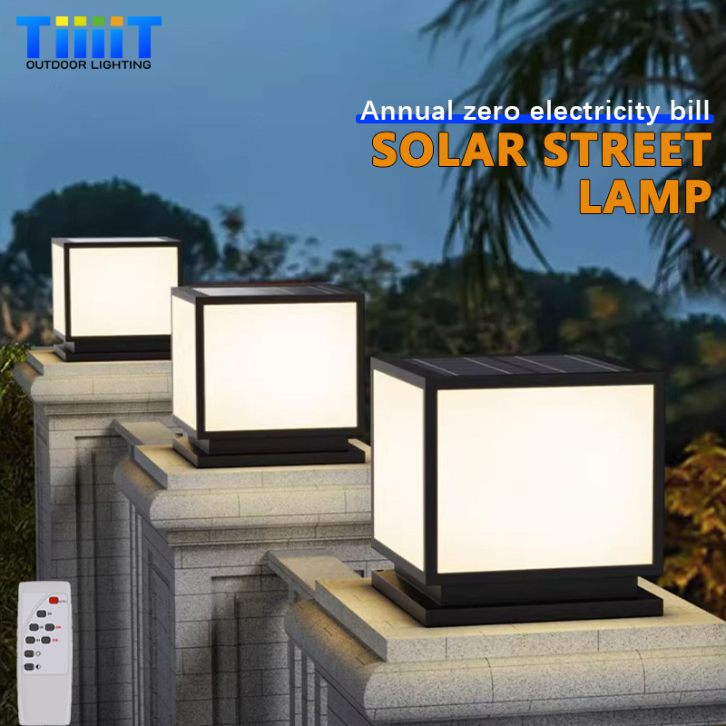 Outdoor LED Solar Column Light - Outdoor Power Tower ulasan dan harga
