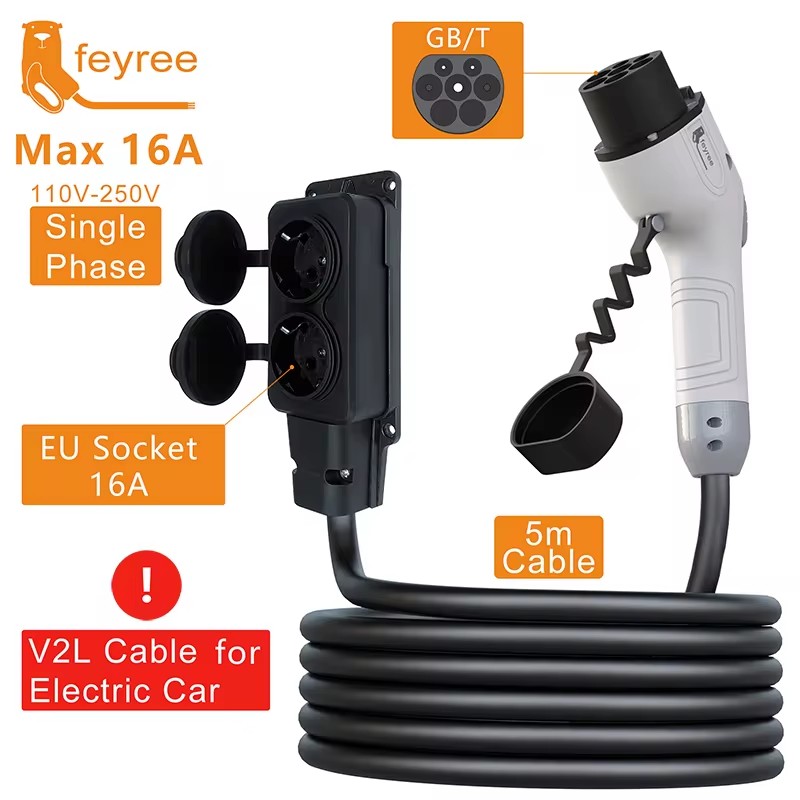 Feyree V2L Cable Discharge Plu - Outdoor Power Adapter ulasan dan harga